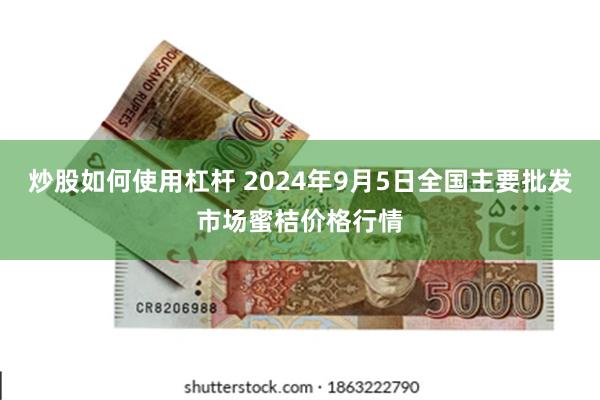 炒股如何使用杠杆 2024年9月5日全国主要批发市场蜜桔价格行情