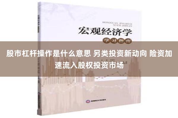 股市杠杆操作是什么意思 另类投资新动向 险资加速流入股权投资市场