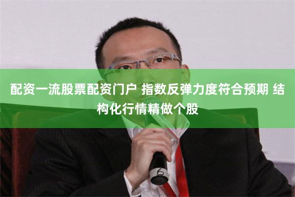 配资一流股票配资门户 指数反弹力度符合预期 结构化行情精做个股